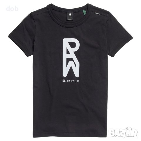 нова дамска тениска G-Star Graphic Raw Cropped Slim Short Sleeve