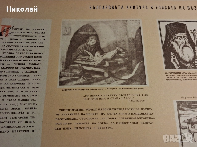 Стари Пропагандни Двустранни Пана Постери Материали на Българската Армия , снимка 9 - Антикварни и старинни предмети - 54301845