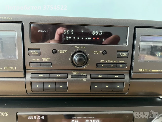 Technics RS-TR373 MkII technics sa ex140 дек двукасетачен и ресивер, снимка 4 - Ресийвъри, усилватели, смесителни пултове - 51379278