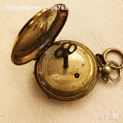 Старинен джобен часовник, снимка 11 - Антикварни и старинни предмети - 52993187