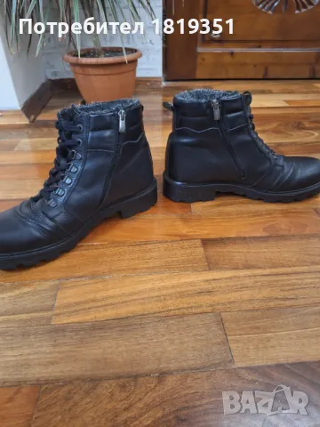 Мъжки боти от естествена кожа , снимка 4 - Мъжки боти - 47960352