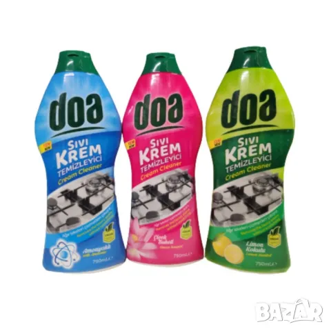 Течни кремообразни почистващи препарати, предназначени за дълбоко почистване на различни повърхности