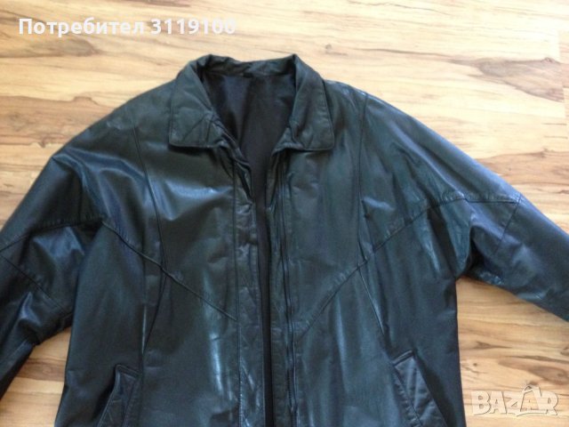 Страхотно кожено манто, снимка 2 - Якета - 42239202