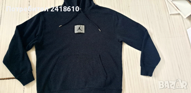 Jordan Cotton Hoodie Oversize Mens Size L  ОРИГИНАЛ! Мъжки Суитчър! Оригинален мъжки /черен/ суитчър, снимка 12 - Суичъри - 52672689