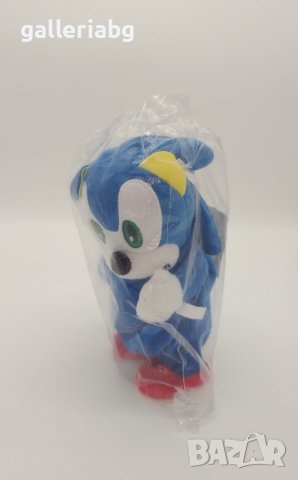 60 песни! Плюшена интерактивна играчка на Соник (Sonic the Hedgehog), снимка 3 - Плюшени играчки - 40320620