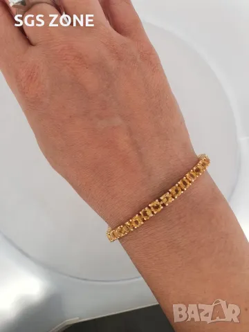 Сребърни Тенис Гривни, снимка 6 - Гривни - 49739505