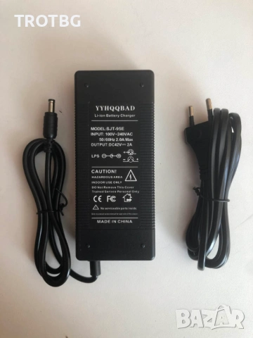 Зарядно 42V 2A с порт 5.5×2.1 mm за електрически велосипеди, снимка 2 - Друга електроника - 54046314