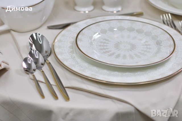 Сервиз за храна 37 части , снимка 4 - Сервизи - 40668711