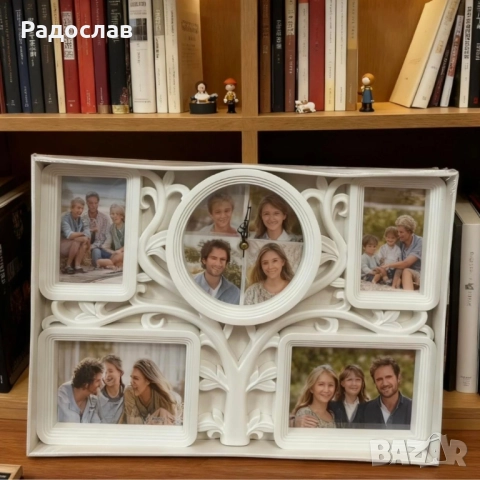 Рамка за снимки с часовник 2 в 1 - Дървото на живота, снимка 2 - Декорация за дома - 52347179
