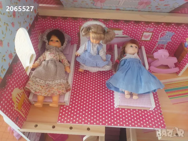 Дървена къща за кукли, снимка 17 - Играчки за стая - 49594965