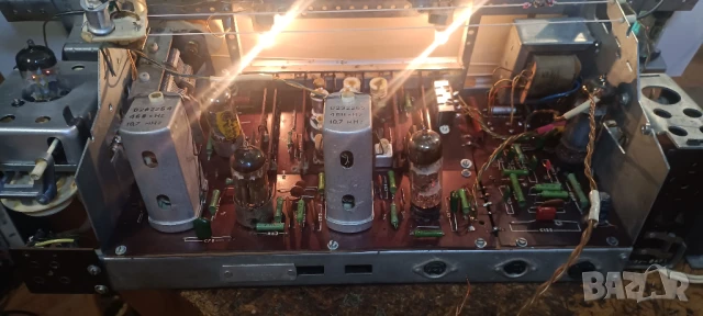 🎙️ Изключително рядко лампово радио „Фестивал 1968, снимка 6 - Антикварни и старинни предмети - 50599002