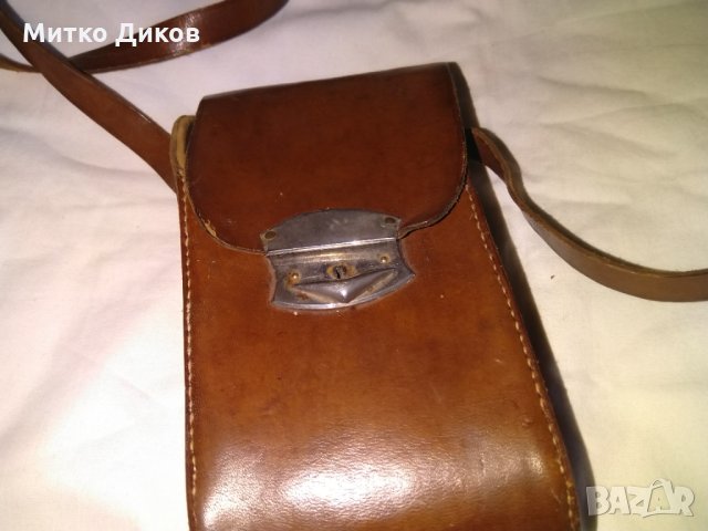 Чанта за врата през рамо естествена кожа за разни неща 160х90х40мм, снимка 2 - Чанти - 34537554