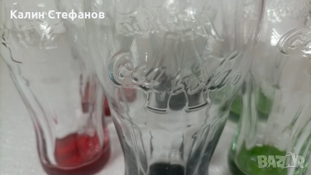 Чаши кока кола три цвята на кирилица, снимка 8 - Колекции - 51608983