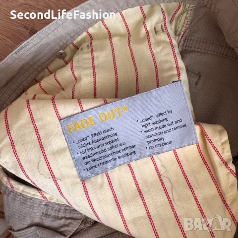 Alberto мъжки панталон бежов размер W33, снимка 4 - Панталони - 54328459