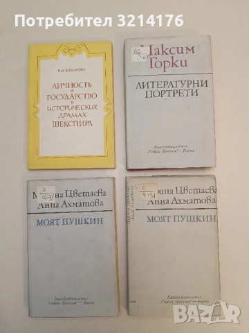 Литературни портрети - Максим Горки