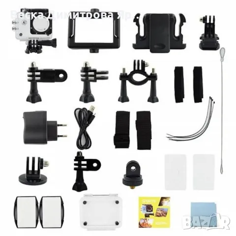 Водоустойчива спортна екшън камера , снимка 13 - Камери - 50246070