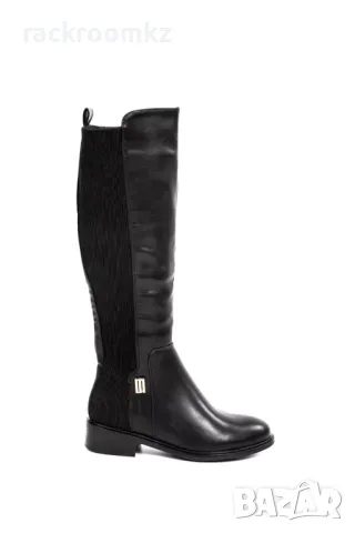 Елегантни дамски ботуши в черен цвят модел: 0-290 black, снимка 2 - Дамски ботуши - 47470755