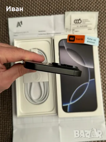 512*НОВ*ЛИЗИНГ 90лв/м•iPhone 16 pro Max Black айфон 16 про макс, снимка 6 - Apple iPhone - 50285473