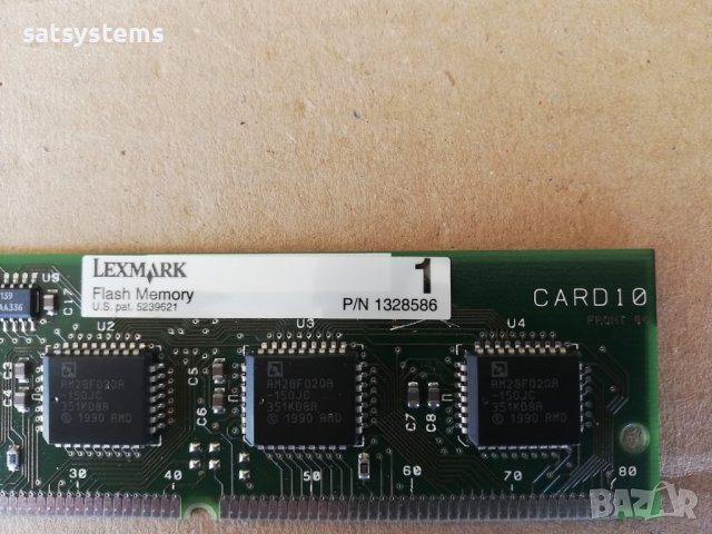 Ново!LEXMARK SIMM Flash Memory P/N 1328586 1MB  80Pin, снимка 5 - Консумативи за принтери - 36683385
