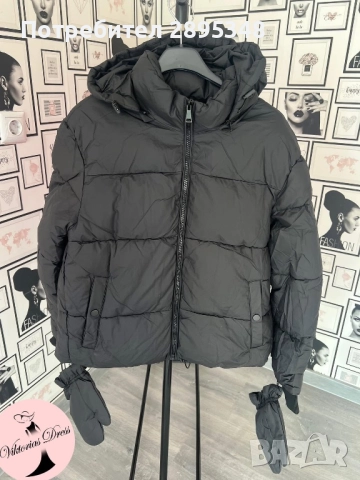 Нов модел топло дамско яко в комплект с ръкавички