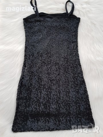 Дамска рокля с паети размер С-М, снимка 10 - Рокли - 29668191