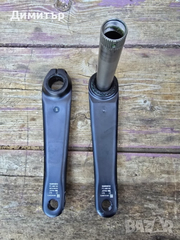 Курбели Deore XT и овален венец Absolute Black, снимка 3 - Части за велосипеди - 54335001