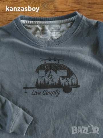 Patagonia Simply Uprisal Crew Sweatshirt Blue - страхотна дамска блуза, снимка 3 - Блузи с дълъг ръкав и пуловери - 37076898