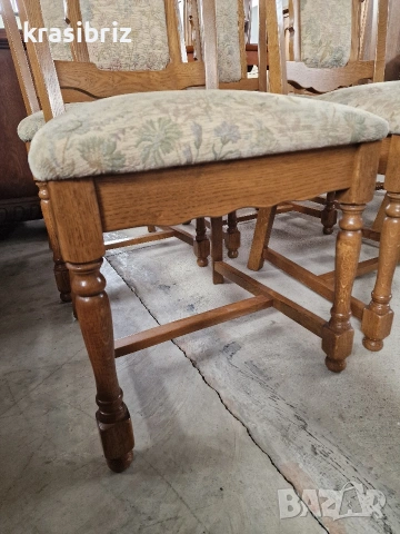 К-т Масивни Столове-6бр-внос от Германия!ОБЯВЕНАТА ЦЕНА Е ЗА БРОЙ!, снимка 5 - Столове - 53902684