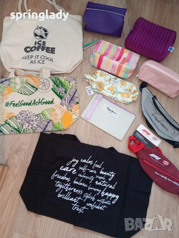 Дамски и унисекс аксесоари: чанта, чанта за кръст/ бананка, несесер, раница