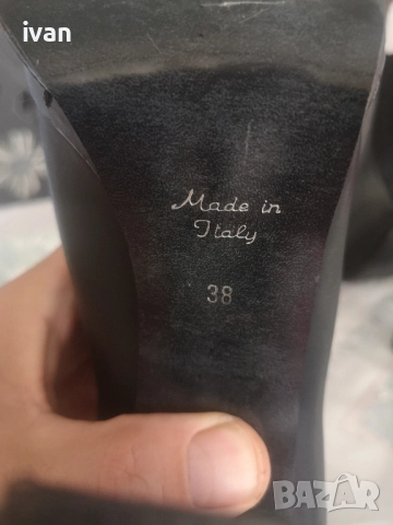 италянски официални обувки с ток, снимка 8 - Дамски обувки на ток - 51866473