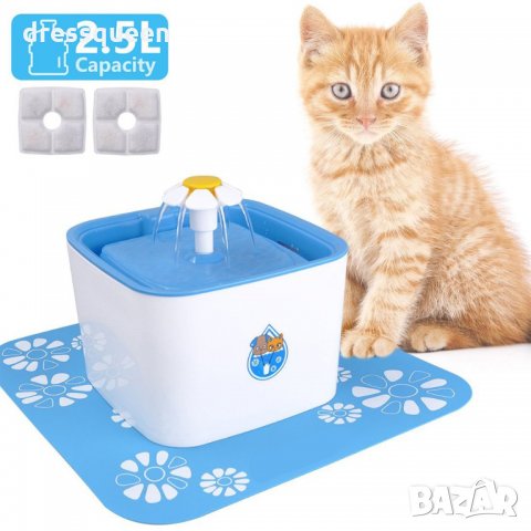 2490 Воден фонтан автоматичен за домашни любимци, снимка 3 - Други стоки за животни - 30760099