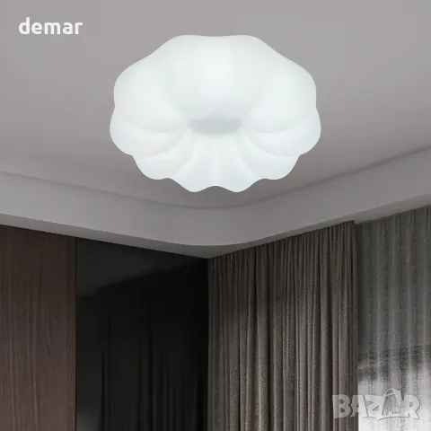 LED плафон цвете и облак 30 W със студена светлина, снимка 7 - Други стоки за дома - 56330050