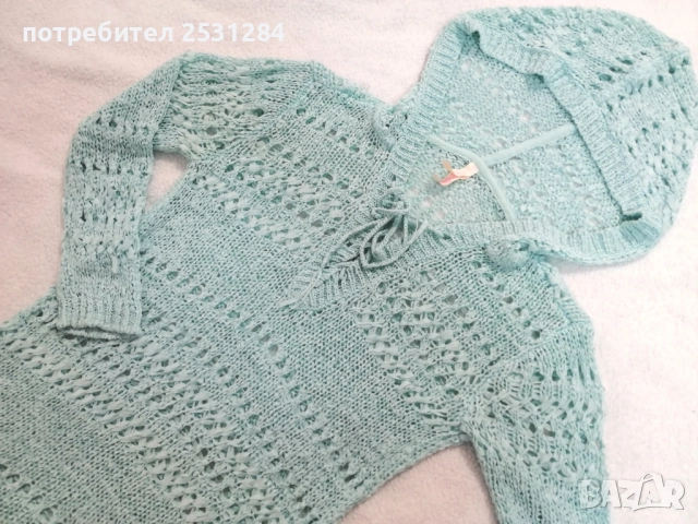 Дамска блуза, плетиво, пуловер размер М-Л , снимка 7 - Блузи с дълъг ръкав и пуловери - 52612321