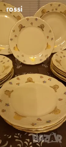 Vintage. Немски сервиз за хранене. Mitterteich Bavaria. Чинии., снимка 3 - Антикварни и старинни предмети - 48683080