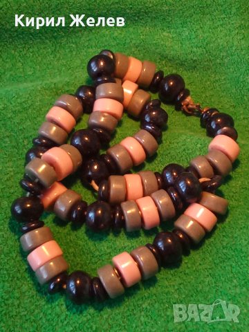 СТАРО ГРАДСКО БИЖУ КОЛИЕ УКРАШЕНИЕ от ОБРАБОТЕНИ КАМЪЧЕТА 9154, снимка 2 - Колиета, медальони, синджири - 29721728