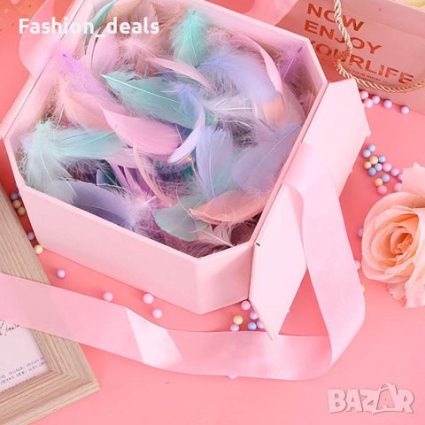 Нови 400 броя Естествени гъши пера за Направи си сам Изкуство Занаят Украса, снимка 5 - Други - 39345178