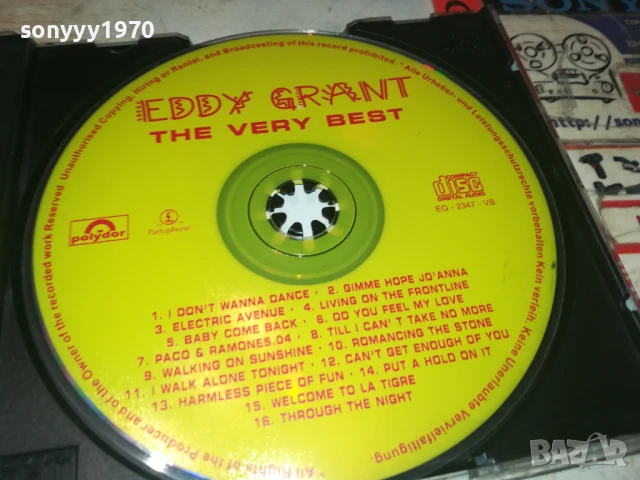 EDDY GRANT CD 0808250904, снимка 4 - CD дискове - 51293661