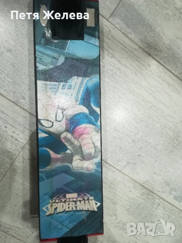 Алуминиева сгъваема тротинетка SPIDER-MAN, снимка 4 - Скутери и тротинетки - 50729006