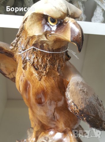 Статуетка Орел Фигура Птица 40см, снимка 3 - Декорация за дома - 42085883