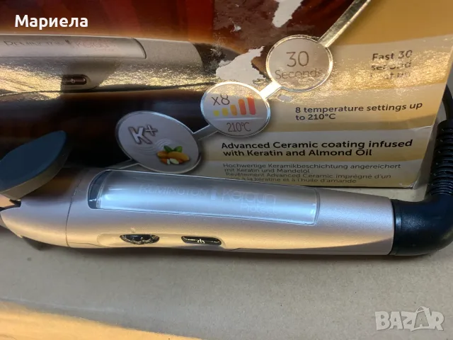 Маша за коса Remington Keratin Protect 19 мм./ Със забележка, снимка 7 - Маши за коса - 56083178