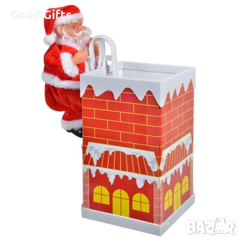 Музикален Дядо Коледа с комин, снимка 2 - Музикални играчки - 42780239