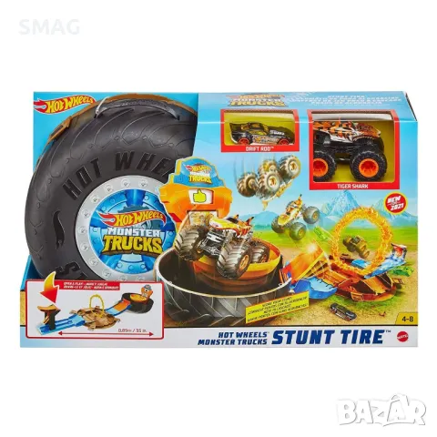 Hot Wheels Monster Truck Super Wheel - Mattel S_1206151, снимка 3 - Коли, камиони, мотори, писти - 47975463