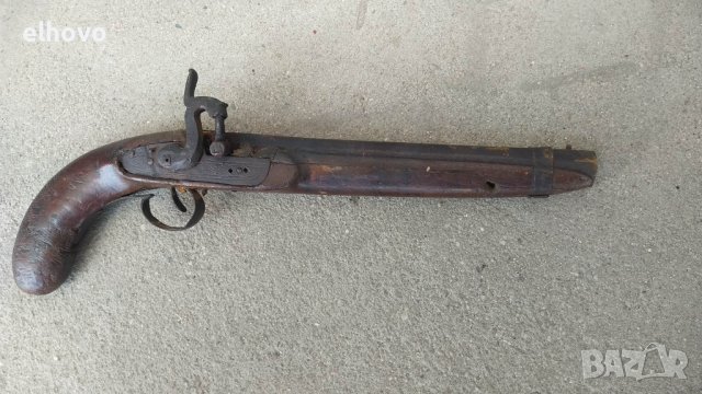 Стар кремъчен пистолет#2, снимка 5 - Антикварни и старинни предмети - 40757945