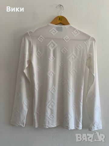 Мъжка Бяла тениска с дълъг ръкав, снимка 10 - Блузи - 29397576