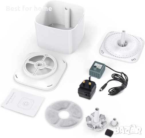 Воден фонтан за котки Sailosun 2L, снимка 6 - За котки - 44595381