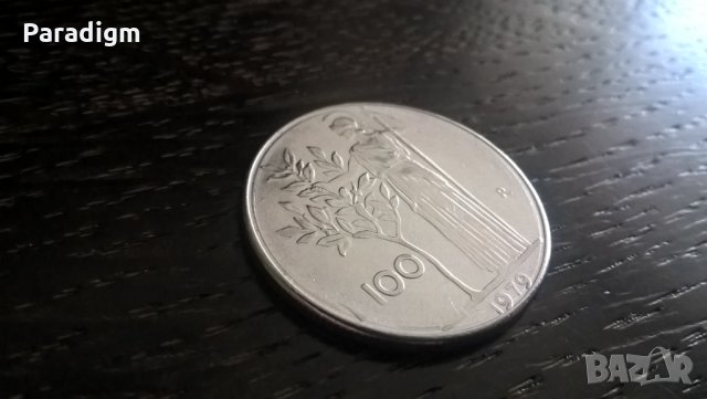 Монета - Италия - 100 лири | 1979г.