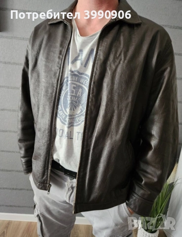 Яке от телешки бокс , GAP , уголемен L (XL), снимка 3 - Якета - 54132378