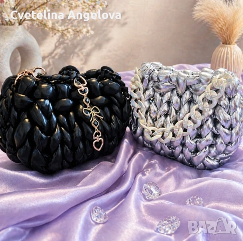 Ръчно плетени чанти Маршмелоуууу 