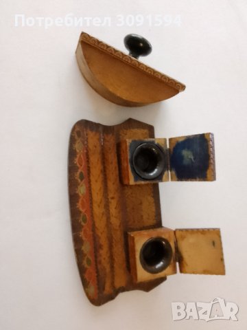 Българска стара мастилница и попивателна, снимка 7 - Антикварни и старинни предмети - 44295850