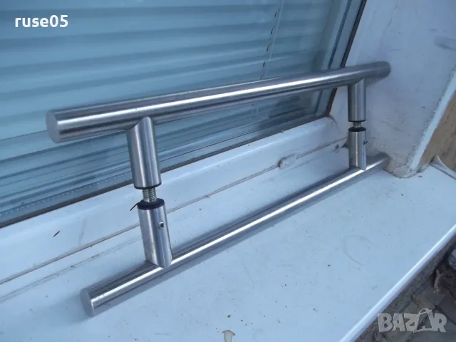 Дръжка тръбна за стъклена врата - инокс, Ф 30 mm, 500/350 mm, снимка 9 - Железария - 47261159